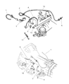 Diagram for 1998 Jeep Wrangler Accelerator Cable - 4854137
