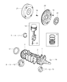 Diagram for Dodge Crankshaft - 4781643AA