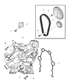 Diagram for Dodge Viper Timing Chain - 5086533AA