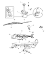 Diagram for Chrysler LHS Wiper Blade - 4723444