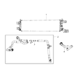 Diagram for 2023 Chrysler Pacifica Radiator - 68510722AA