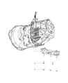 Diagram for 2016 Ram 5500 Transmission Mount - 52121773AF