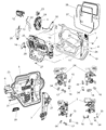 Diagram for Jeep Door Latch Cable - 68014958AA