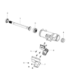 Diagram for 2014 Ram 2500 Axle Shaft - 68216988AA