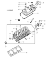 Diagram for Dodge Stratus Cylinder Head Gasket - MD320044