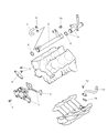 Diagram for Chrysler Grand Voyager Water Pump - MD973940