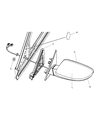 Diagram for 2017 Chrysler 300 Car Mirror - 1TK86KBXAI