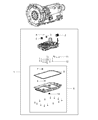 Diagram for 2020 Dodge Charger Transmission Pan - 68259490AC