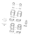 Diagram for Jeep Compass Seat Cover - 6NN90LT5AB