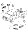 Diagram for 2004 Dodge Ram 1500 Seat Switch - 56045713AC