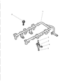 Diagram for Chrysler Concorde Fuel Injector - 4591892AA