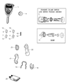 Diagram for Dodge Ram 2500 Ignition Lock Assembly - 68027525AA