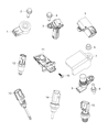 Diagram for 2015 Jeep Renegade Oil Pressure Switch - 68145662AA
