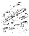 Diagram for Chrysler Town & Country Dome Light - 1DT52DX9AA