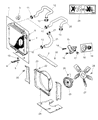 Diagram for Jeep Wrangler Thermostat Gasket - 53020547AB