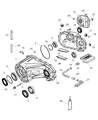 Diagram for 2011 Dodge Durango Automatic Transmission Output Shaft Seal - 5143715AA