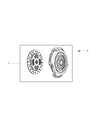 Diagram for 2023 Jeep Wrangler Pressure Plate - 68273845AD