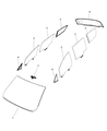 Diagram for 2019 Chrysler Pacifica Windshield - 68361947AB