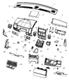 Diagram for Dodge Ram 1500 Ashtray - 5108052AA