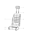 Diagram for 2014 Jeep Wrangler Seat Cover - 5SG97DX9AA