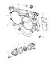 Diagram for Chrysler Town & Country Radiator Hose - 4881148AG