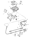 Diagram for 2006 Dodge Sprinter 3500 Automatic Transmission Shift Levers - 5104040AA