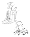 Diagram for 2010 Dodge Avenger Seat Belt - YV931D1AD