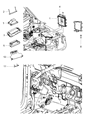 Diagram for Dodge Caliber Engine Control Module - R5150607AC
