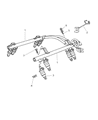 Diagram for Dodge Nitro Fuel Injector Seal - 5083745AA