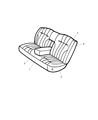 Diagram for 2004 Chrysler Concorde Armrest - ZA651L5AA