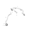 Diagram for 2014 Jeep Cherokee Crankcase Breather Hose - 68105838AA