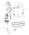 Diagram for Jeep Wrangler Coolant Filter - 4105409AC