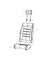 Diagram for 2011 Jeep Wrangler Seat Cover - 1XD31VT9AA