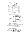 Diagram for 2023 Jeep Wrangler Seat Cover - 6PW62STTAF