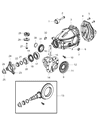 Diagram for Jeep Axle Shaft Seal - 68014931AA