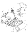 Diagram for Jeep Liberty EGR Valve Gasket - 5083261AA