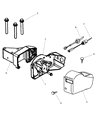 Diagram for Dodge Throttle Cable - 53031626AB