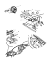 Diagram for Dodge Charger Clock Spring - 68034898AA