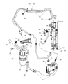 Diagram for 2009 Dodge Caliber A/C System Valve Core - 5189373AA
