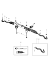 Diagram for 2014 Jeep Grand Cherokee Tie Rod End - 68069646AB
