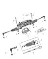 Diagram for Jeep Rack and Pinion Boot - 68184560AA