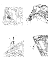 Diagram for 2005 Jeep Grand Cherokee Horn - 56050166AB