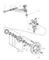 Diagram for Dodge Sprinter 2500 Wheel Bearing - 5104556AA