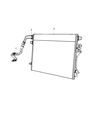 Diagram for Mopar Transmission Oil Cooler Hose - 5005204AG