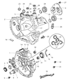Diagram for 2015 Jeep Compass Axle Shaft Seal - 5189989AA
