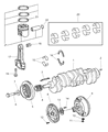 Diagram for 2002 Dodge Sprinter 2500 Piston Ring Set - 5086254AA