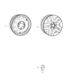 Diagram for Ram ProMaster 2500 Spare Wheel - 68415002AA