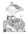 Diagram for 2019 Dodge Journey Engine Cover - 4861773AB