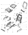 Diagram for 2015 Dodge Journey Seat Cover - 1DQ36DX9AA