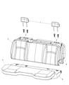 Diagram for 2020 Ram 2500 Seat Cover - 6VA80BD3AA